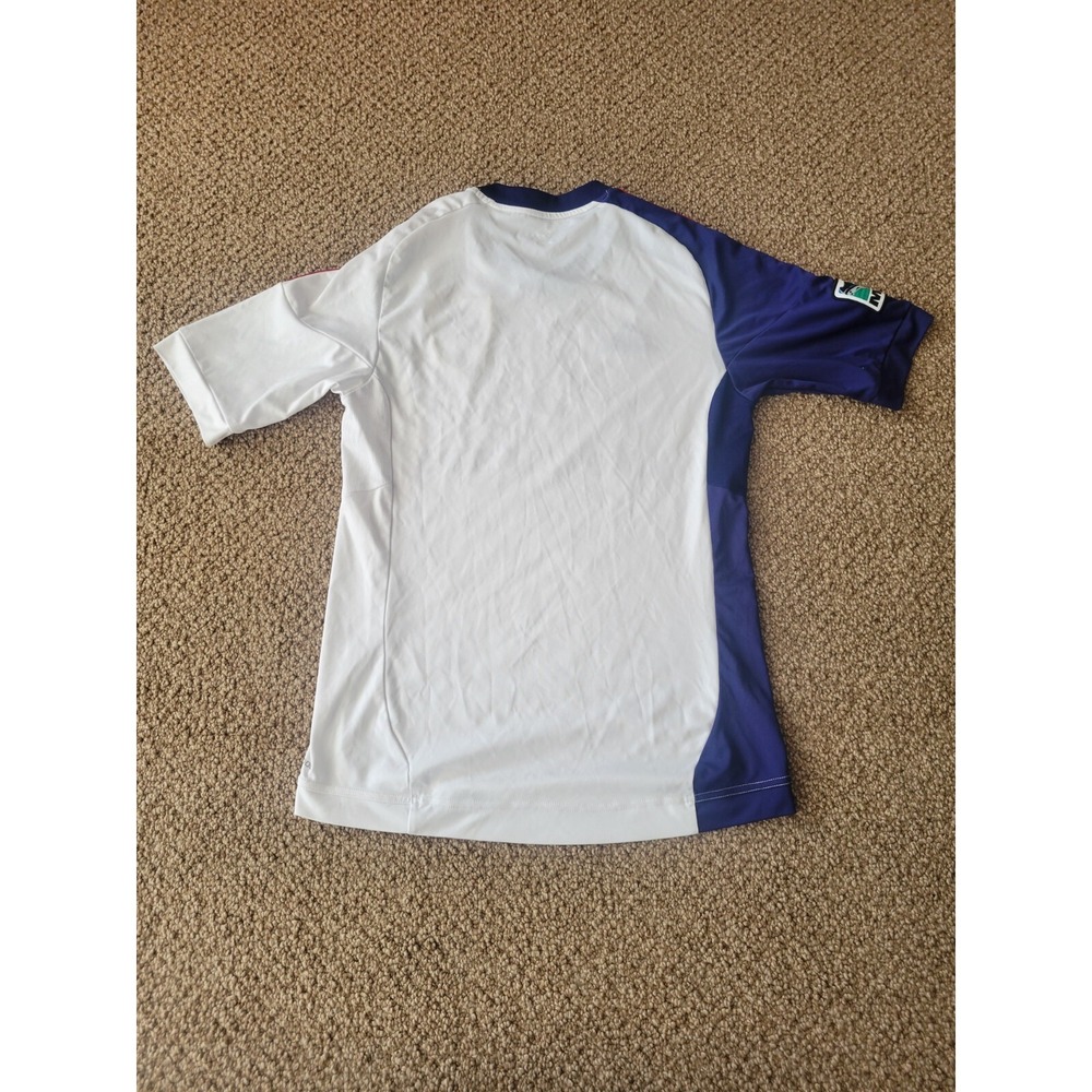 Adidas MLS  White Real Salt Lake LifeVantage Soccer Jersey Men's Size S 2013 VTG - Picture 3 of 6